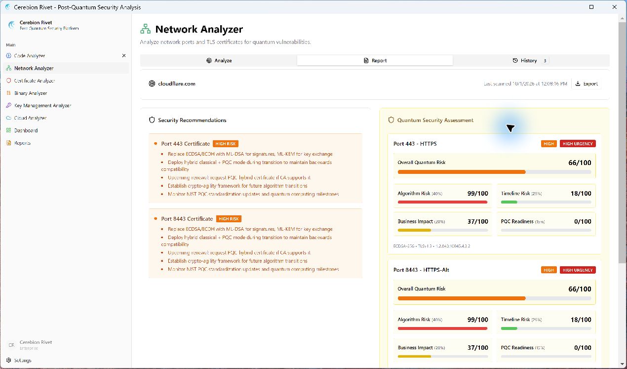 Network Analyzer screenshot